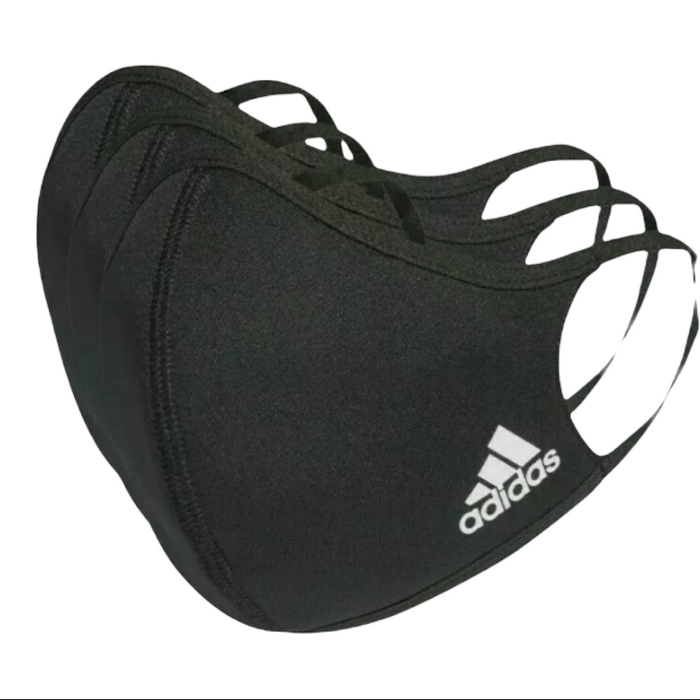 ADIDAS FACE COVERS 3-PACK SMALL
